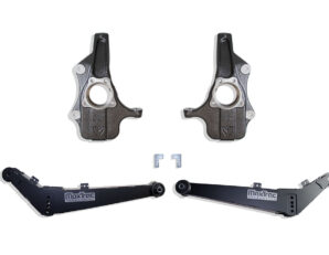 2021-2026 GM SUV 2"/3" LOWERING KIT (SPINDLES/REAR ARMS) (NON MAGNERIDE/ADAPTIVE RIDE) *** 50% MORE GROUND CLEARANCE OVER 0"-4" ARMS ***