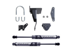 2014-2026 RAM 2500/3500 4WD DUAL STEERING STABILIZER KIT W/ VULCAN 2.0 SERIES STABILIZER SHOCKS