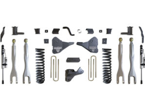 2023-2026 F-250/F-350 4WD DIESEL 6" LIFT KIT W/ 4-LINKS (VULCAN RESERVOIR SHOCKS)