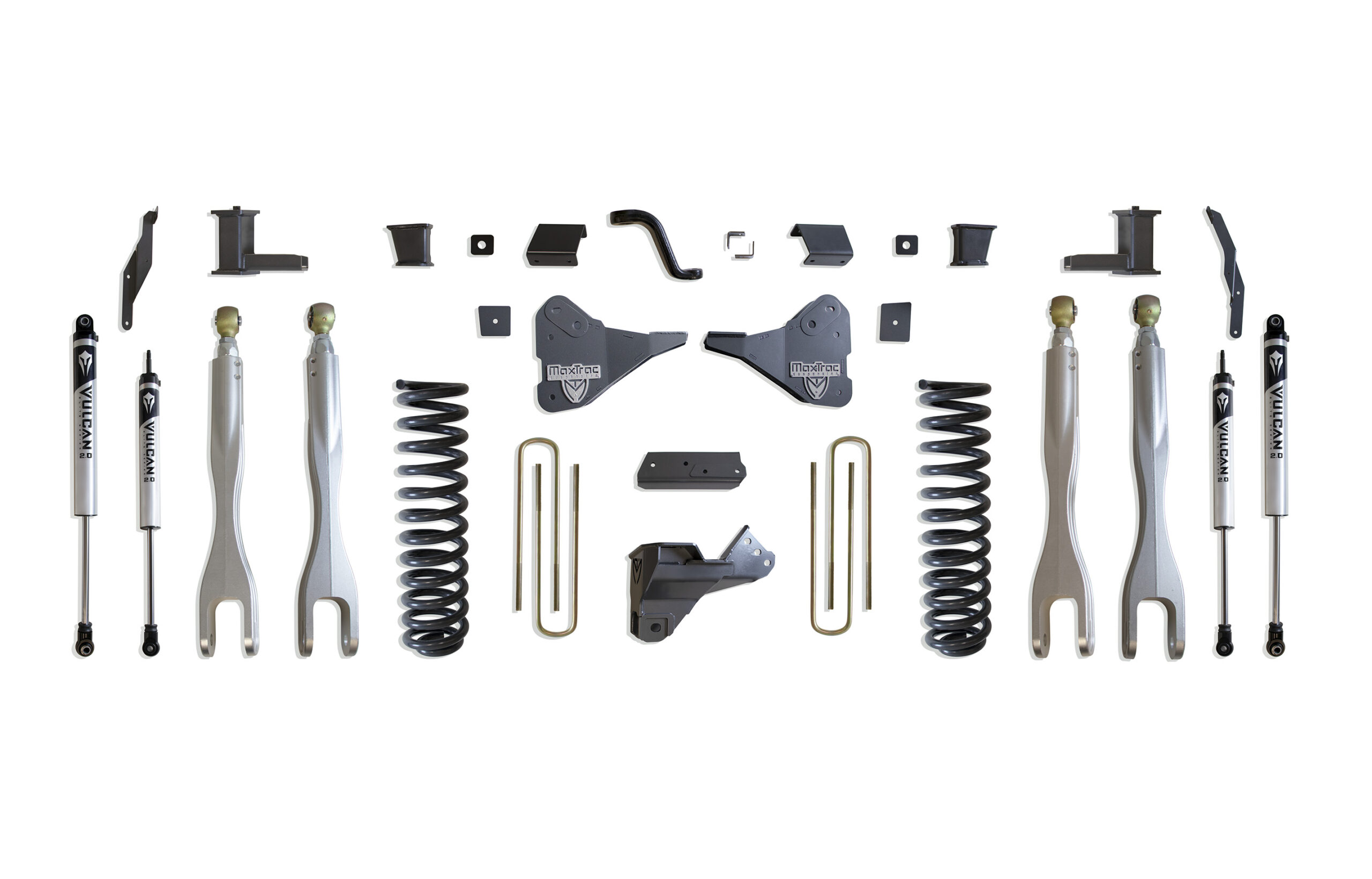 2023-2026 F-250/F-350 4WD DIESEL 6" LIFT KIT W/ 4-LINKS (VULCAN IFP SHOCKS)