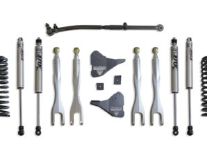 2023-2026 F-250/F-350 4WD DIESEL 2.5" COIL SPRING LEVELING KIT W/ 4-LINKS (FOX SHOCKS)