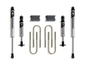2003-2008 RAM 2500 & 1500 MEGA CAB 2.5" REAR LIFT BOX KIT (3.625" X 10" U-BOLTS) (VULCAN IFP SHOCKS)