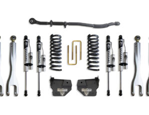 2013-2026 RAM 3500 4WD DIESEL 2.5" LIFT KIT W/ 4-LINKS (VULCAN RESERVOIR SHOCKS)