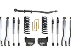 2013-2026 RAM 3500 4WD DIESEL 2.5" LIFT KIT W/ 4-LINKS (VULCAN SHOCKS)