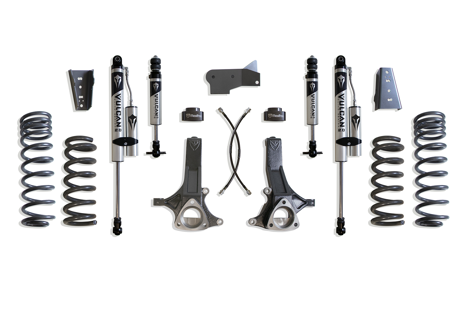 2009-2024 RAM 1500 (5-LUG) 2WD 7" LIFT KIT (VULCAN IFP FRONT/VULCAN RESERVOIR SHOCKS REAR) (4.7L)