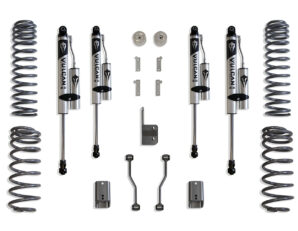 2018-2026 JEEP JL WRANGLER 3" LIFT KIT W/ VULCAN RESERVOIR SHOCKS