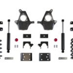 2007-2013 SILVERADO/SIERRA 1500 2WD/4WD 3"/5" LOWERING KIT (SPINDLES/COILS, SINGLE CAB)