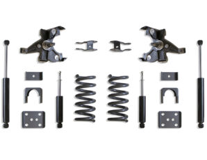 1988-1998 SILVERADO/SIERRA 1500 2WD 3"/5" LOWERING KIT (V6, HD ROTORS)
