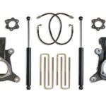 2007-2016 SILVERADO/SIERRA 1500 2WD 6" LIFT KIT (MAX TRAC SHOCKS) (CAST STEEL ARMS)