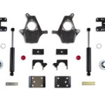 2007-2016 SILVERADO/SIERRA 1500 2WD/4WD 3"/5" - 4"/6" LOWERING KIT (SPINDLES/STRUTS) (CAST STEEL ARMS)