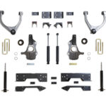 2019-2026 SILVERADO/SIERRA 1500 2WD/4WD 4"/6" LOWERING KIT W/ C-NOTCH (W/ CAMBER CORRECTION UCA'S)