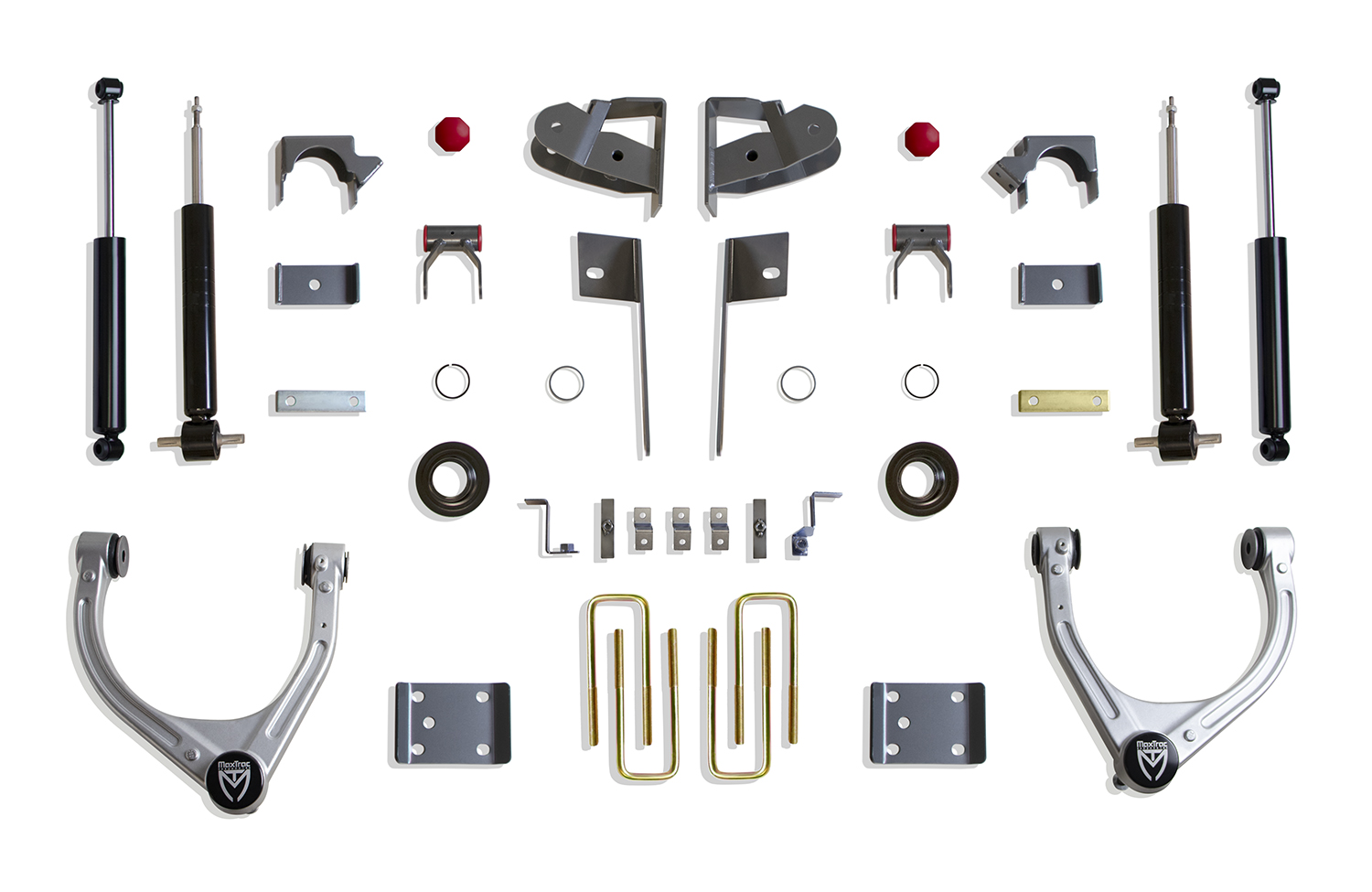2019-2026 SILVERADO/SIERRA 1500 2WD/4WD 2"/4" LOWERING KIT (STRUTS) (W/ CAMBER CORRECTION UCA'S)