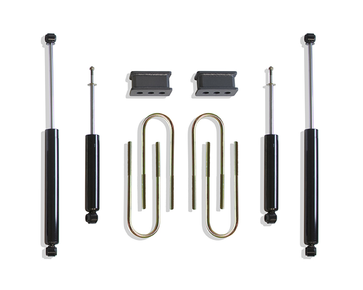 2003-2008 RAM 2500/3500 & 1500 MEGA CAB 2WD 2.5" REAR LIFT BOX KIT (3.625" X 10" U-BOLTS)