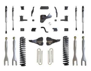 2017-2022 F-250/F-350 4WD DIESEL 8" LIFT KIT W/ 4-LINKS (VULCAN SHOCKS)
