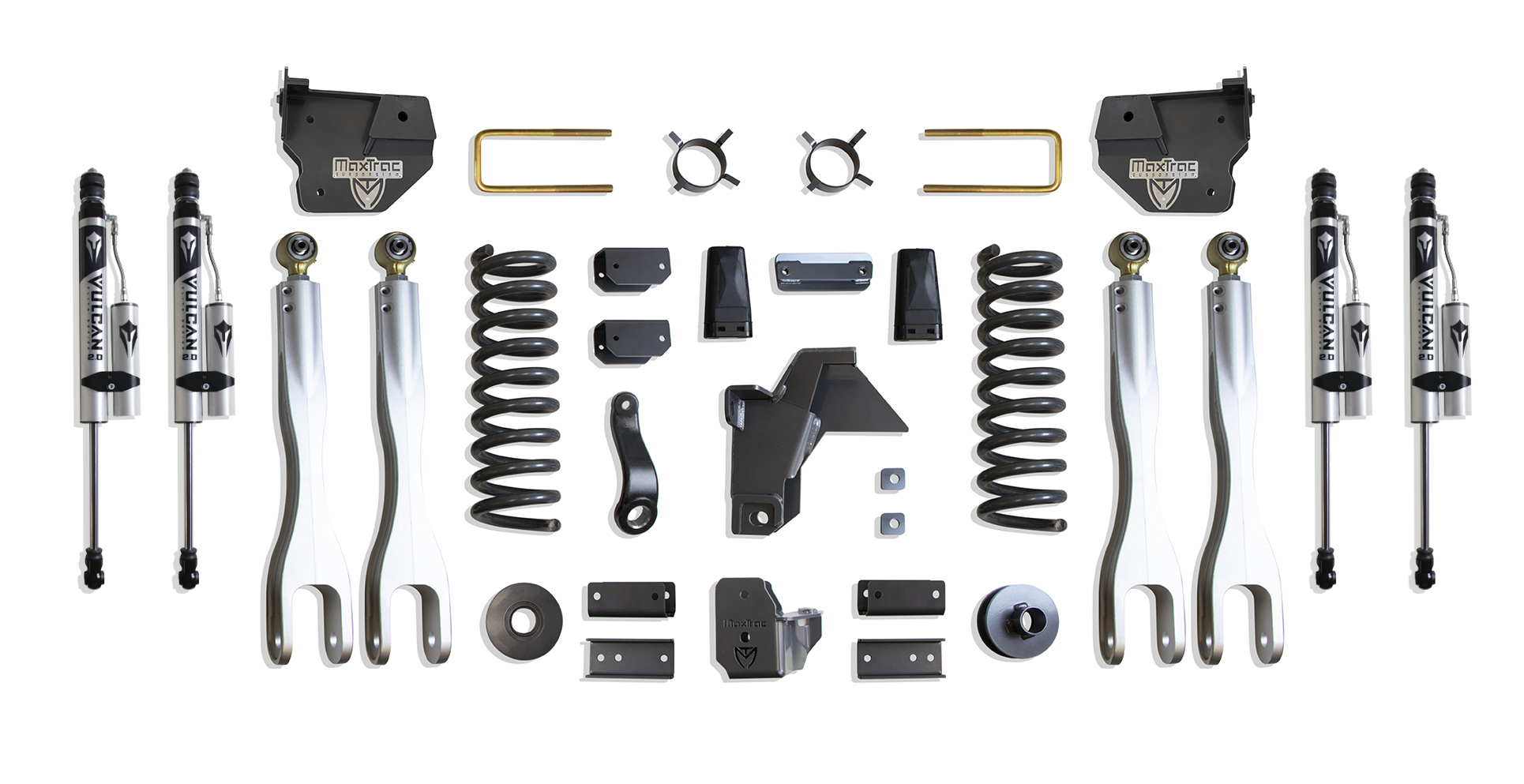 2019-2026 RAM 2500 4WD DIESEL 6" LIFT KIT W/ 4-LINKS (VULCAN RESERVOIR SHOCKS)