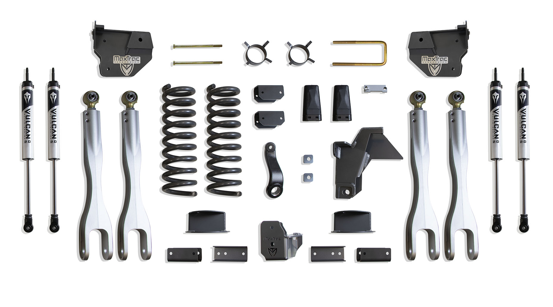 2019-2026 RAM 2500 4WD DIESEL 6" LIFT KIT W/ 4-LINKS (VULCAN SHOCKS) (FACTORY REAR AIR RIDE)