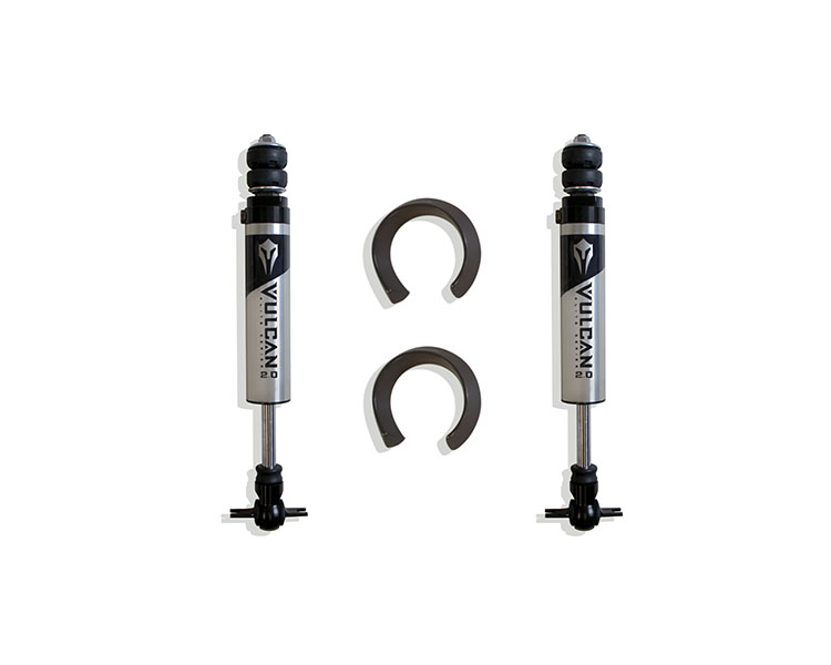 2002-2024 RAM 1500 (5-LUG) (ALL ENGINES) 2WD 2" FRONT COIL SPACERS W/ VULCAN IFP SHOCKS