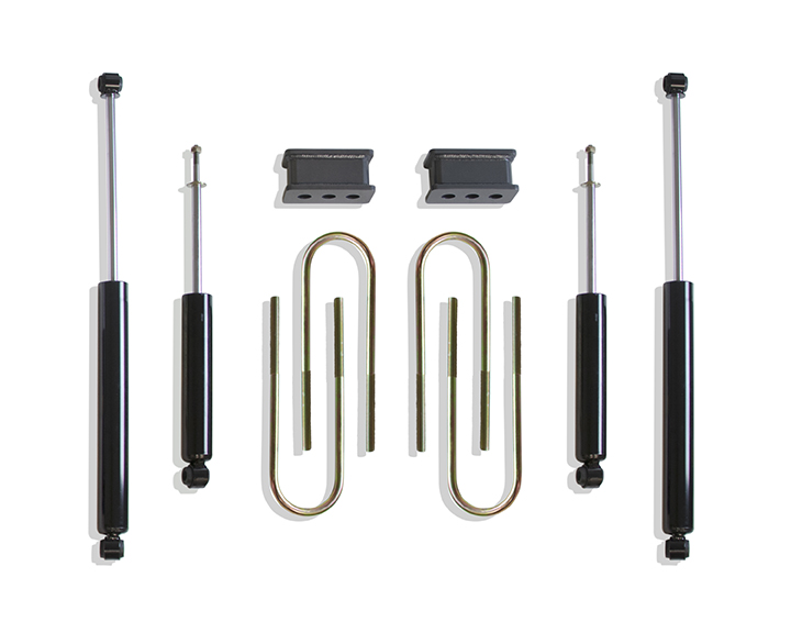 2003-2008 RAM 2500/3500 & 1500 MEGA CAB 2WD 2.5" REAR LIFT BOX KIT (4.125" X 13.5" U-BOLTS)
