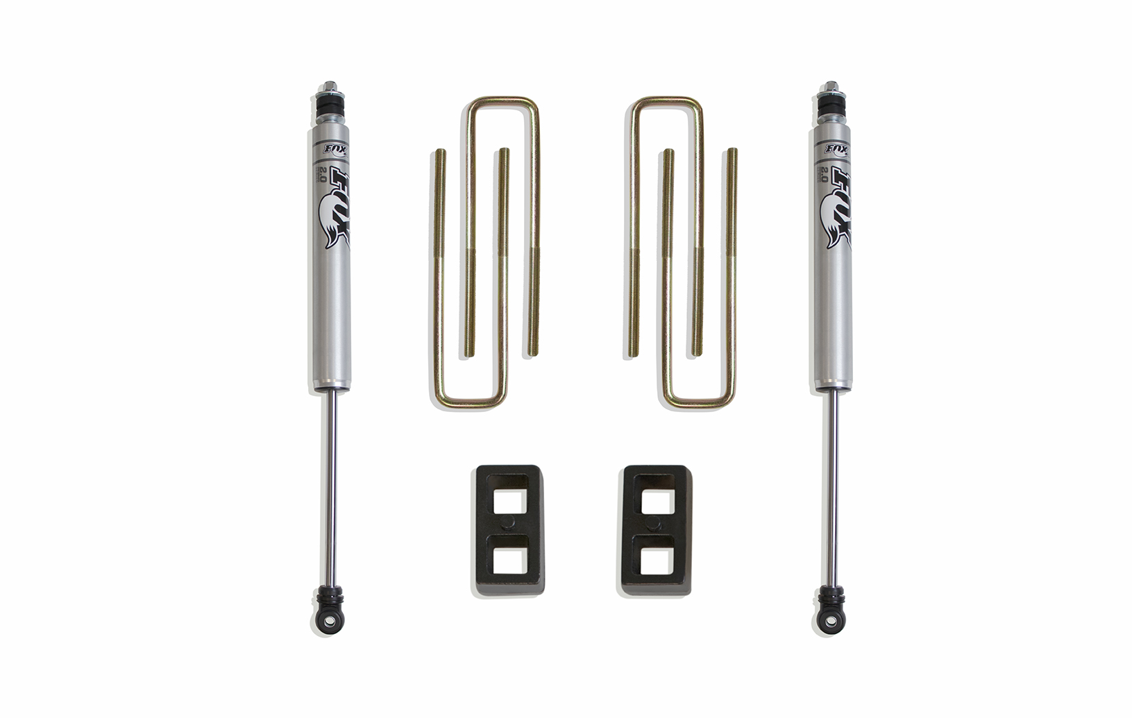 2005-2023 TACOMA (6-LUG) 2WD 2" REAR LIFT BOX KIT W/ FOX SHOCKS