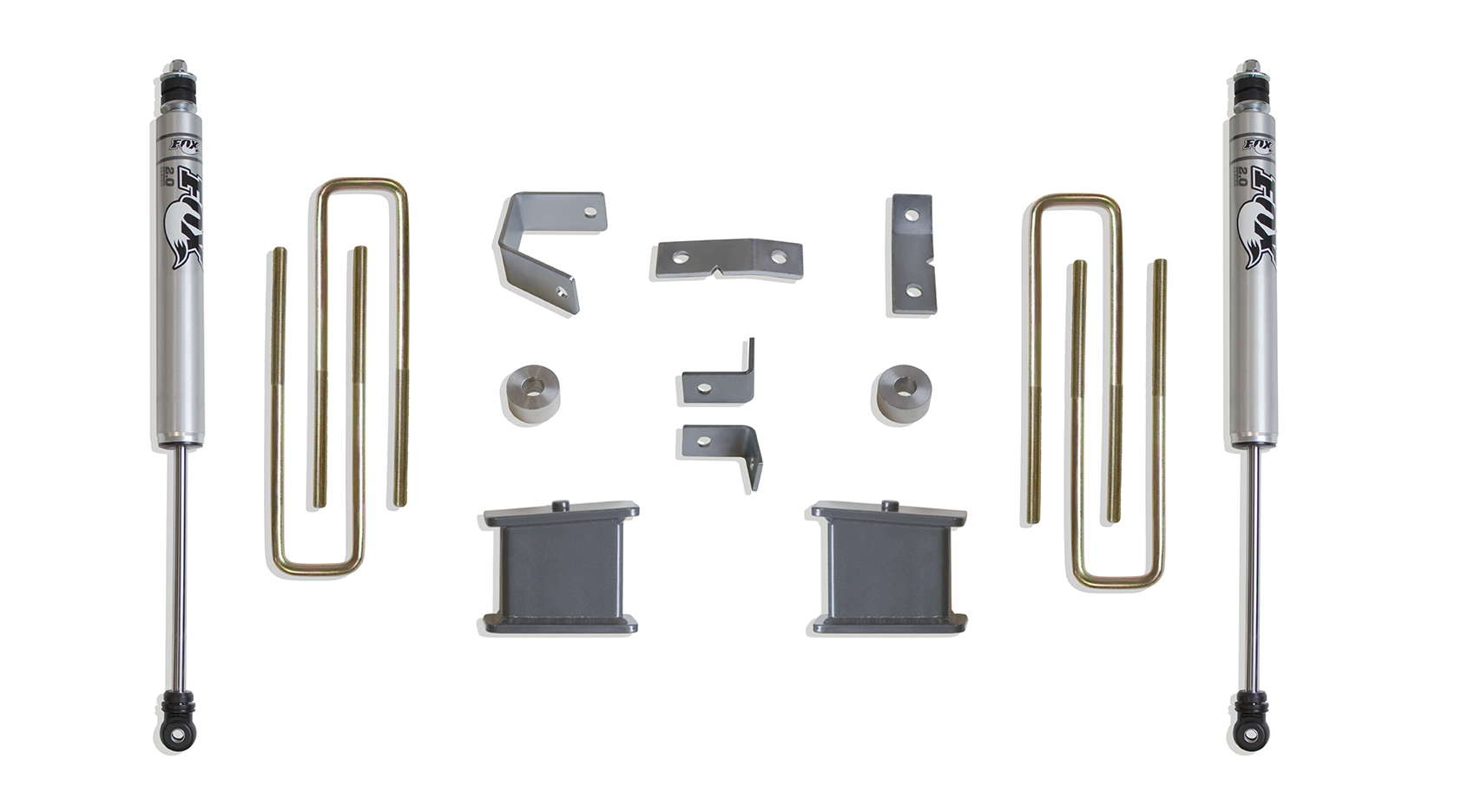2005-2023 TACOMA (6-LUG) 2WD 4" REAR LIFT BOX KIT W/ FOX SHOCKS