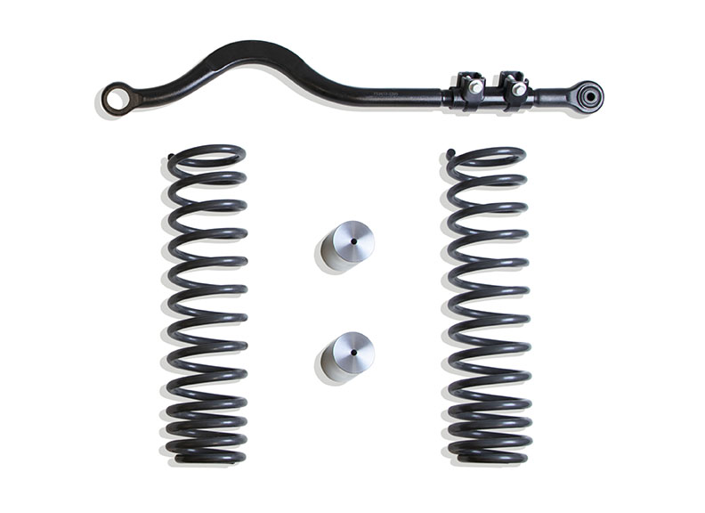 2020-2026 JEEP GLADIATOR FRONT COILS, TRAC BAR & MISC. BRACKETS - 4.5" LIFT HEIGHT (BOX 1 OF 2)