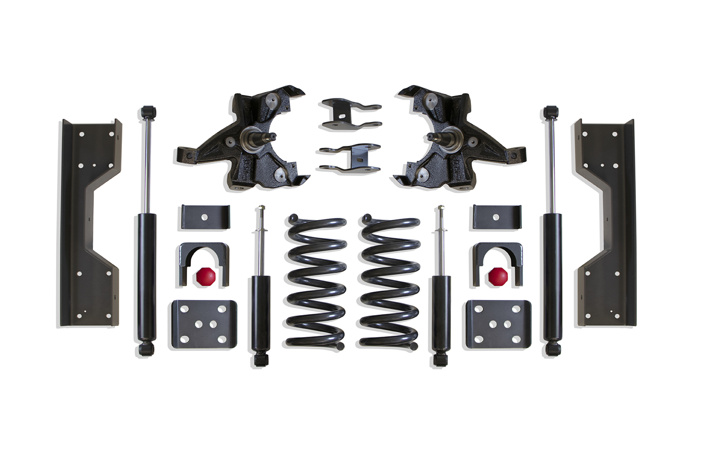 1988-1998 SILVERADO/SIERRA 1500 2WD 4"/6" LOWERING KIT (V8, HD ROTORS)