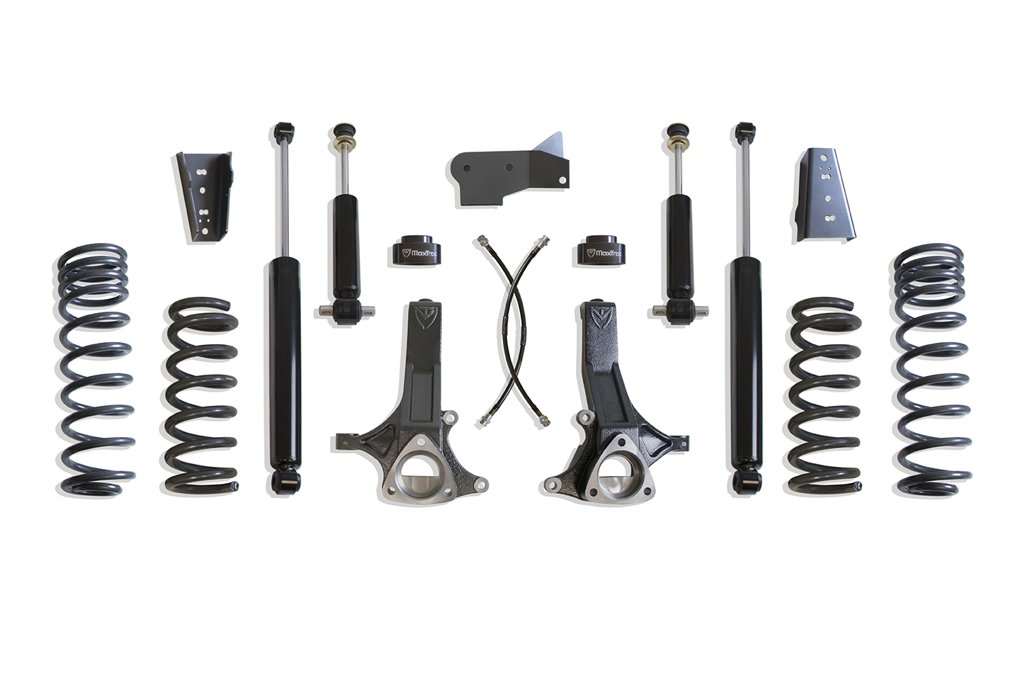 2009-2024 RAM 1500 (5-LUG) 2WD 7" LIFT KIT (MAX TRAC SHOCKS, 4.7L)