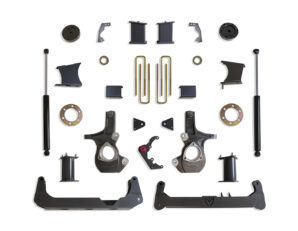2014-2018 SILVERADO/SIERRA 1500 2WD/4WD 7" CROSSMEMBER LIFT KIT (STAMPED STEEL OR ALUMINUM ARMS)