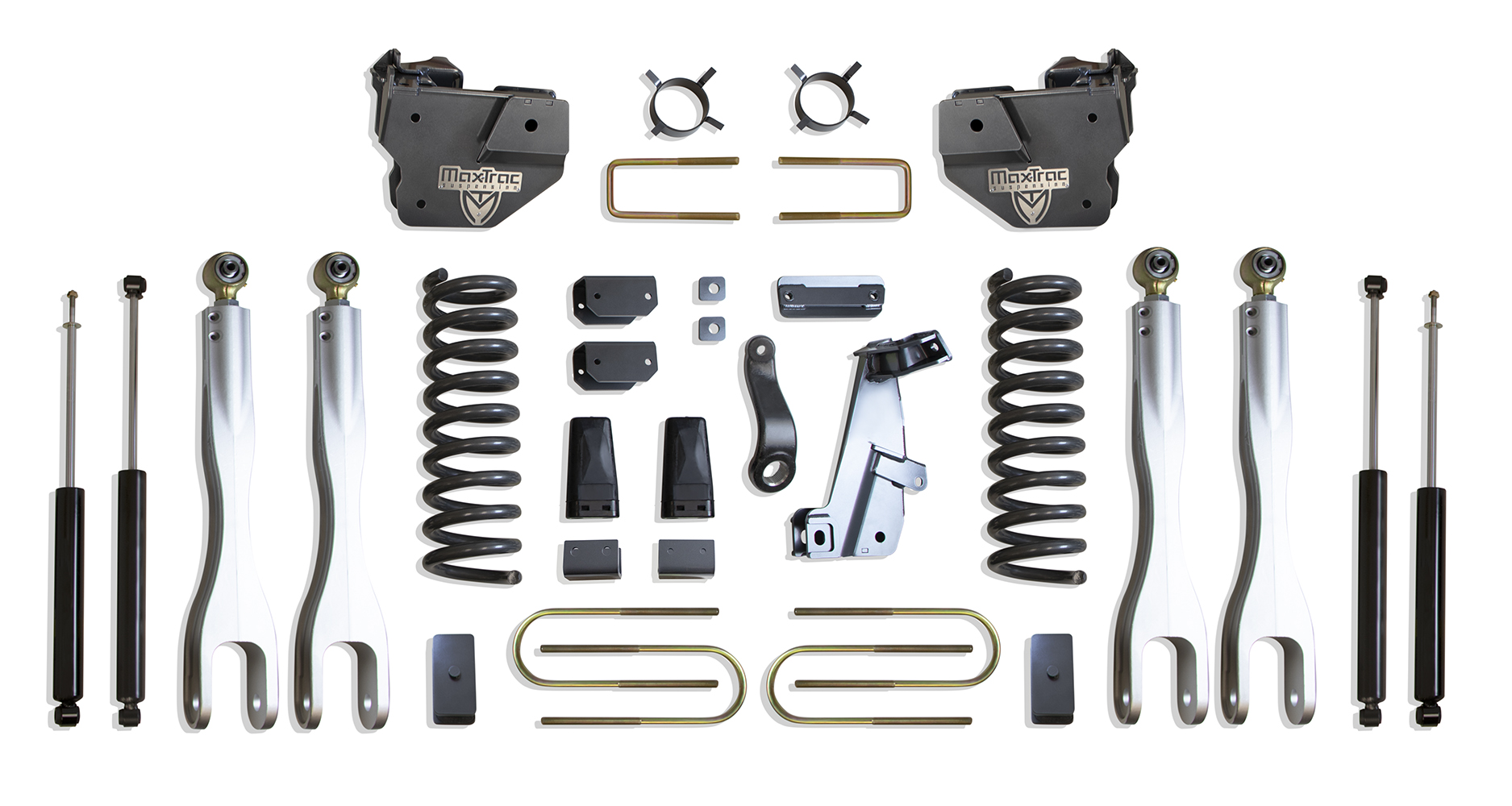 2013-2018 RAM 3500 4WD DIESEL 8" LIFT KIT W/ 4-LINKS (MAX TRAC SHOCKS)