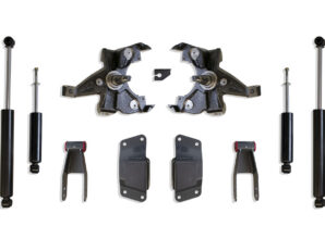 1988-1998 SILVERADO/SIERRA 1500 2WD 2"/4" LOWERING KIT (SPINDLES, HD ROTORS)