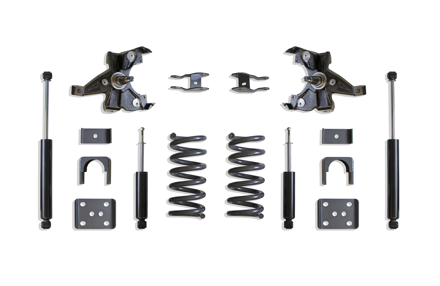 1988-1991 SILVERADO/SIERRA 1500 2WD 3"/5" LOWERING KIT (V8, LD ROTORS)