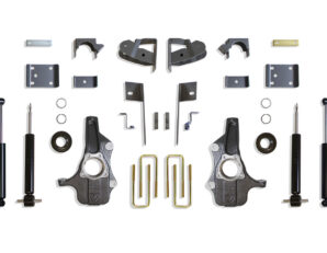 2019-2026 SILVERADO/SIERRA 1500 2WD/4WD 3"/5" LOWERING KIT (SPINDLES/STRUTS)