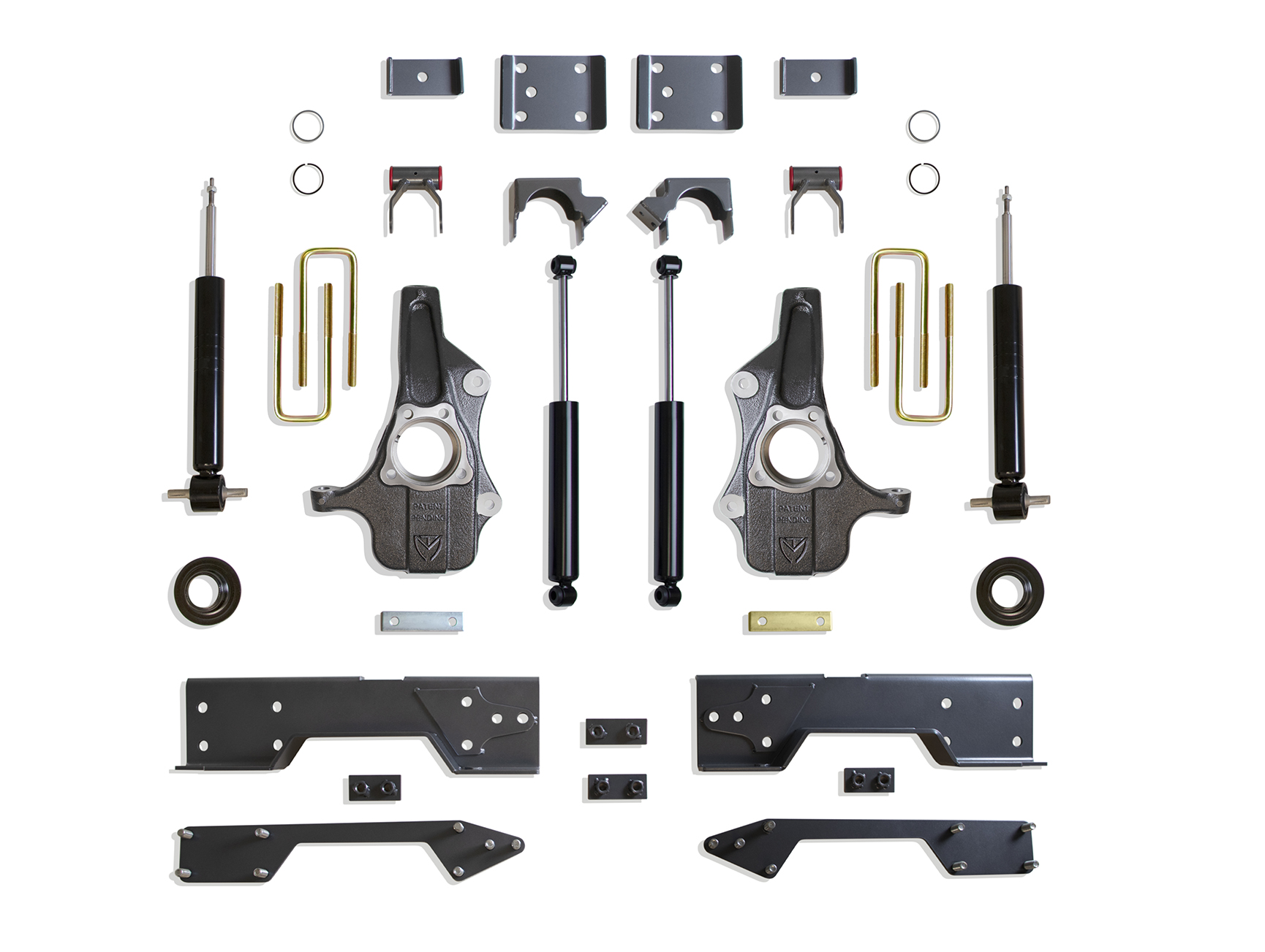 2019-2026 SILVERADO/SIERRA 1500 2WD/4WD 4"/6" LOWERING KIT W/ C-NOTCH