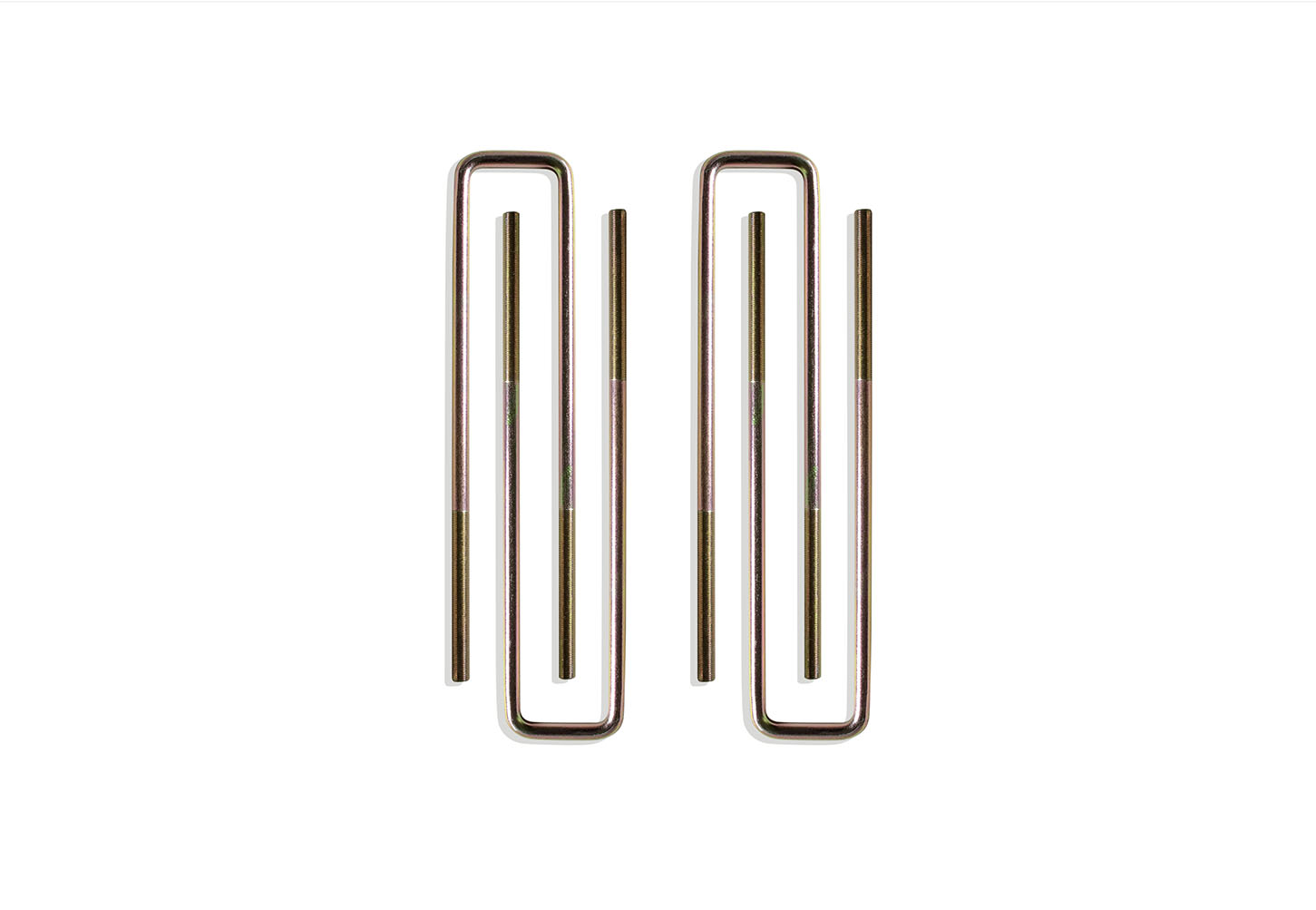 2007-2024 SILVERADO/SIERRA 1500 2WD/4WD SQUARE U-BOLTS (15.5" X 2.625" X 9/16") (6"-7" BLOCKS)