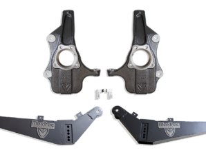 2021-2026 GM SUV 2"/4" LOWERING KIT (SPINDLES/REAR ARMS) (NON MAGNERIDE/ADAPTIVE RIDE) *** SIGNIFICANT REAR GROUND CLEARANCE REDUCTION ***