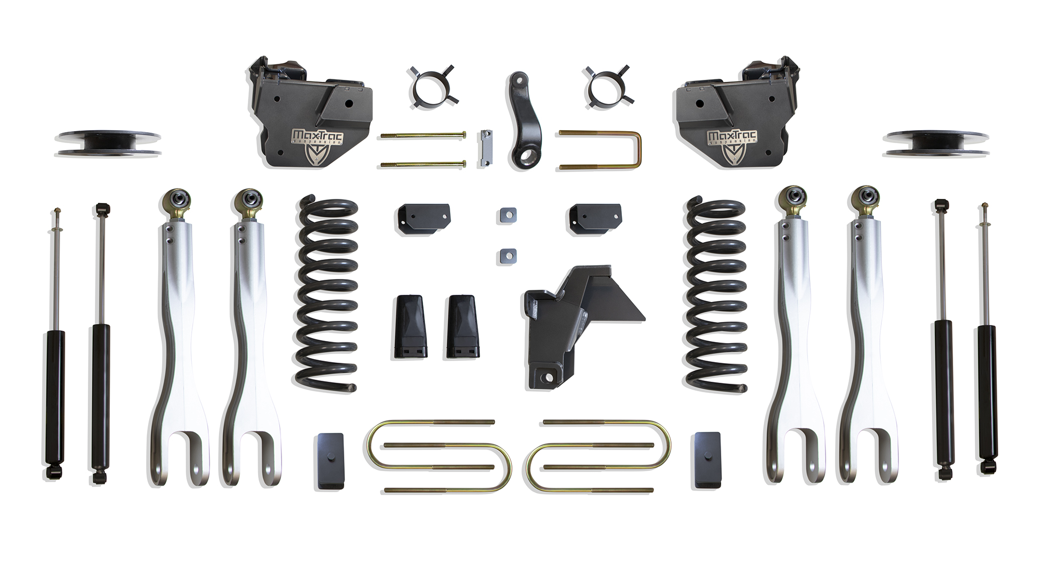 2019-2026 RAM 3500 4WD DIESEL 4" LIFT KIT W/ 4-LINKS (MAX TRAC SHOCKS) (FACTORY REAR AIR RIDE)