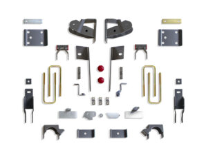 2019-2026 SILVERADO/SIERRA 1500 2WD/4WD 4" REAR LOWERING BOX KIT (ADAPTIVE RIDE MODELS)