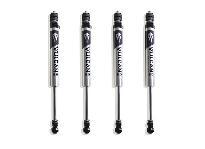2014-2026 RAM 2500 4WD F&R VULCAN SERIES IFP SHOCKS - 6" LIFT HEIGHT (W/O FACTORY REAR AIR RIDE)
