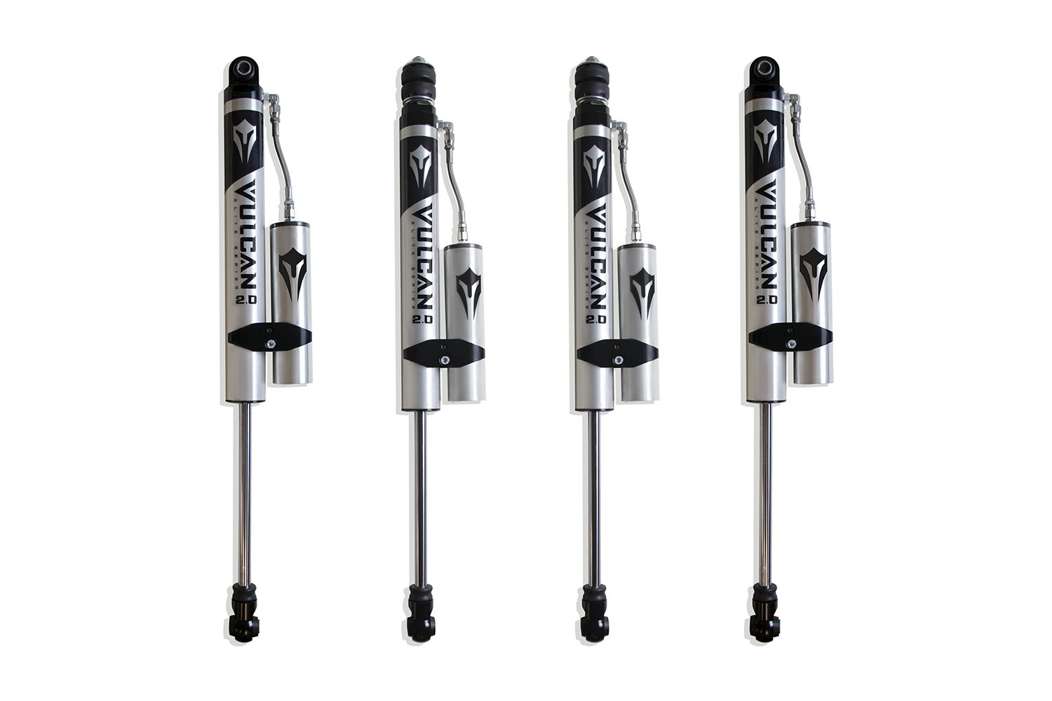 2013-2026 RAM 3500 4WD F&R VULCAN SERIES RESERVOIR SHOCKS - 4" LIFT HEIGHT