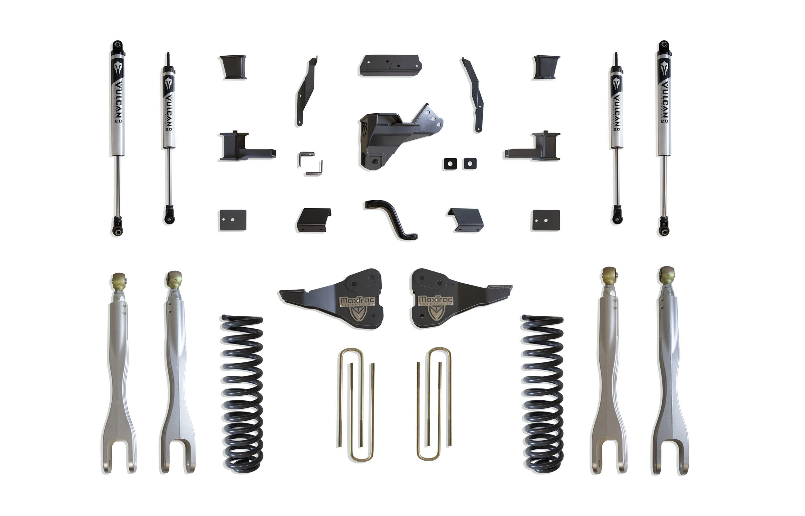2017-2022 F-250/F-350 4WD DIESEL 4" LIFT KIT W/ 4-LINKS (VULCAN SHOCKS)