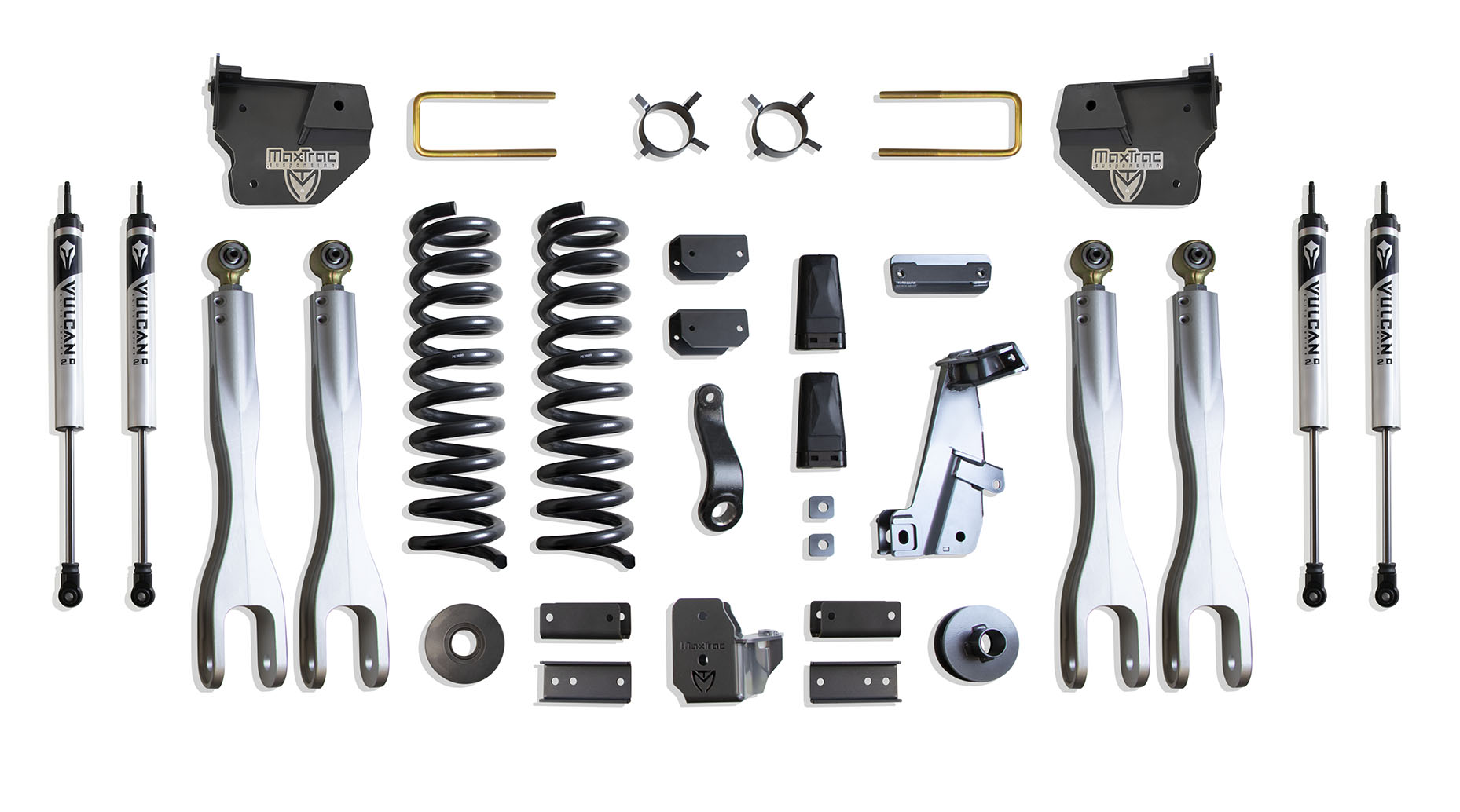 2014-2018 RAM 2500 4WD DIESEL 8" LIFT KIT W/ 4-LINKS (VULCAN SHOCKS)