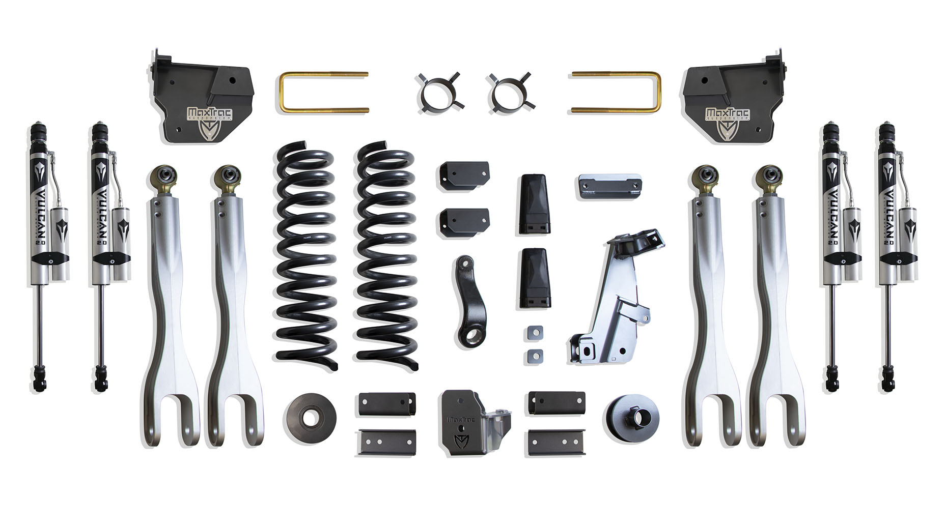 2014-2018 RAM 2500 4WD DIESEL 8" LIFT KIT W/ 4-LINKS (VULCAN RESERVOIR SHOCKS)