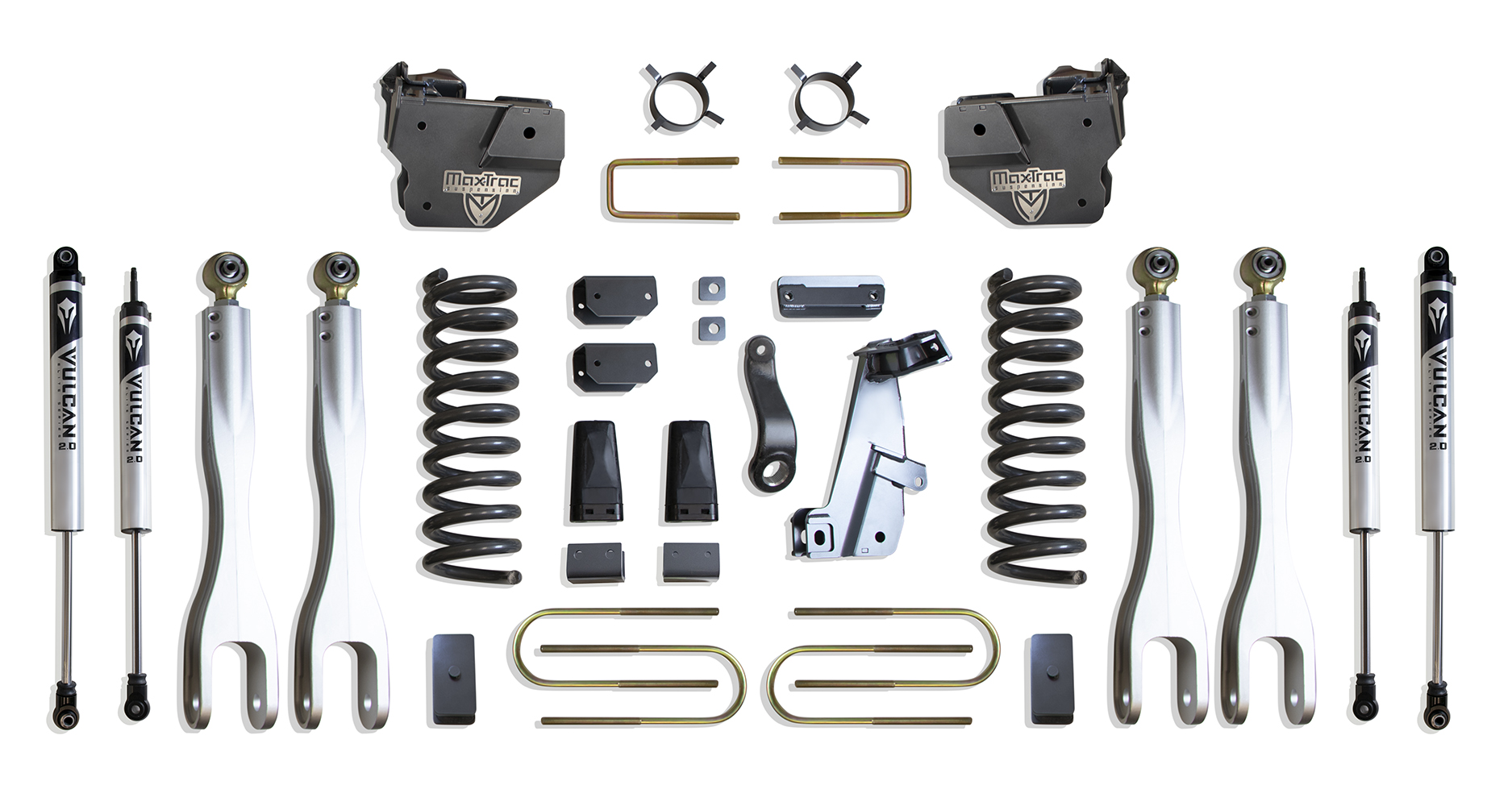 2013-2018 RAM 3500 4WD DIESEL 8" LIFT KIT W/ 4-LINKS (VULCAN SHOCKS)