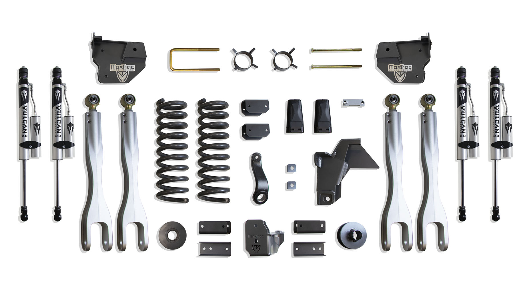 2019-2026 RAM 2500 4WD DIESEL 4" LIFT KIT W/ 4-LINKS (VULCAN RESERVOIR SHOCKS)