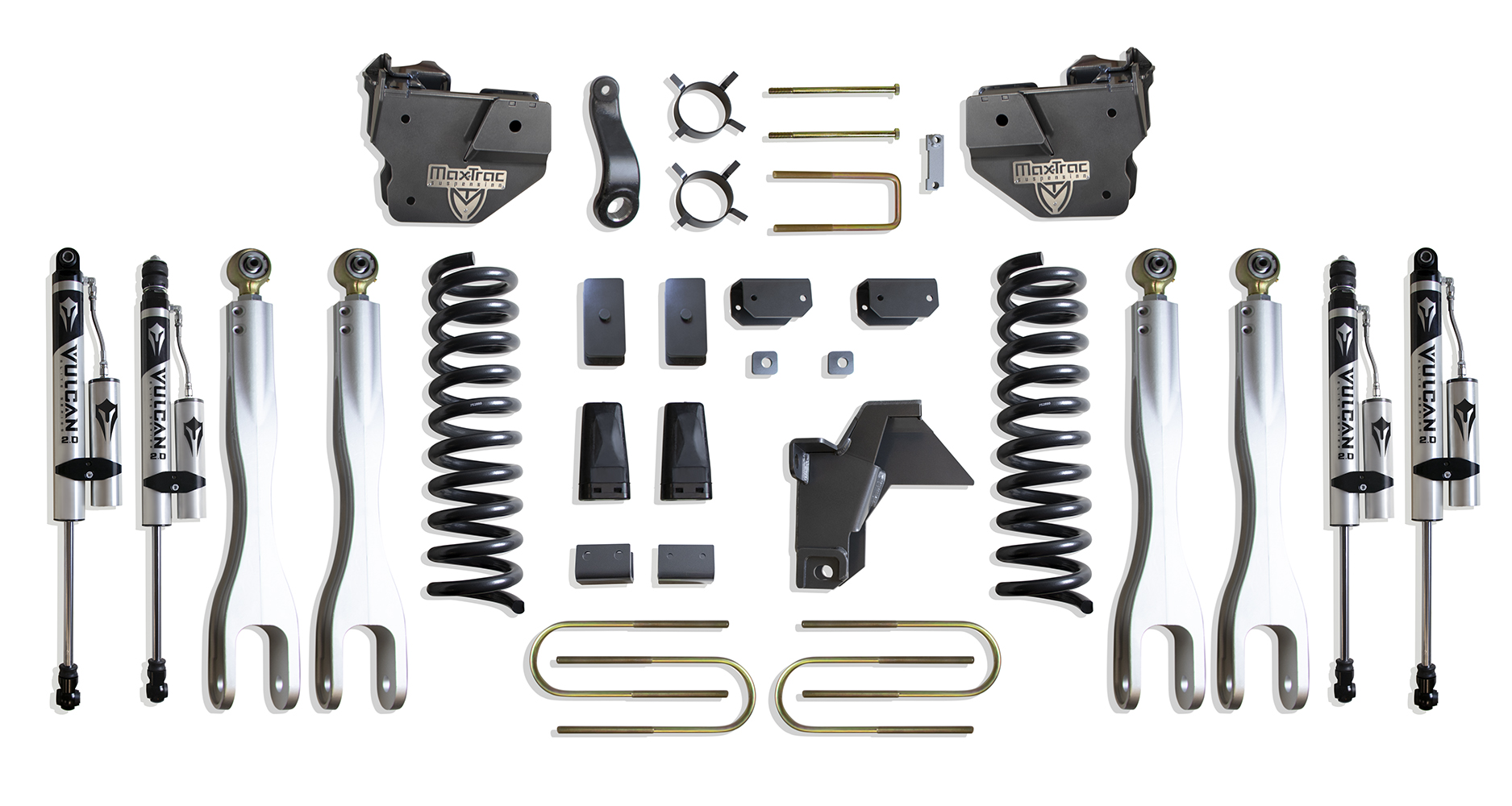 2019-2026 RAM 3500 4WD DIESEL 8" LIFT KIT W/ 4-LINKS (VULCAN RESERVOIR SHOCKS)