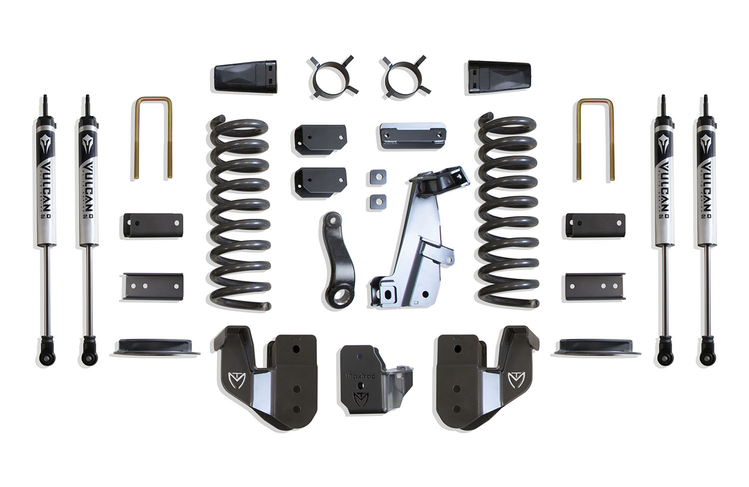 2014-2018 RAM 2500 4WD DIESEL 4" LIFT KIT (VULCAN SHOCKS) (FACTORY REAR AIR RIDE)