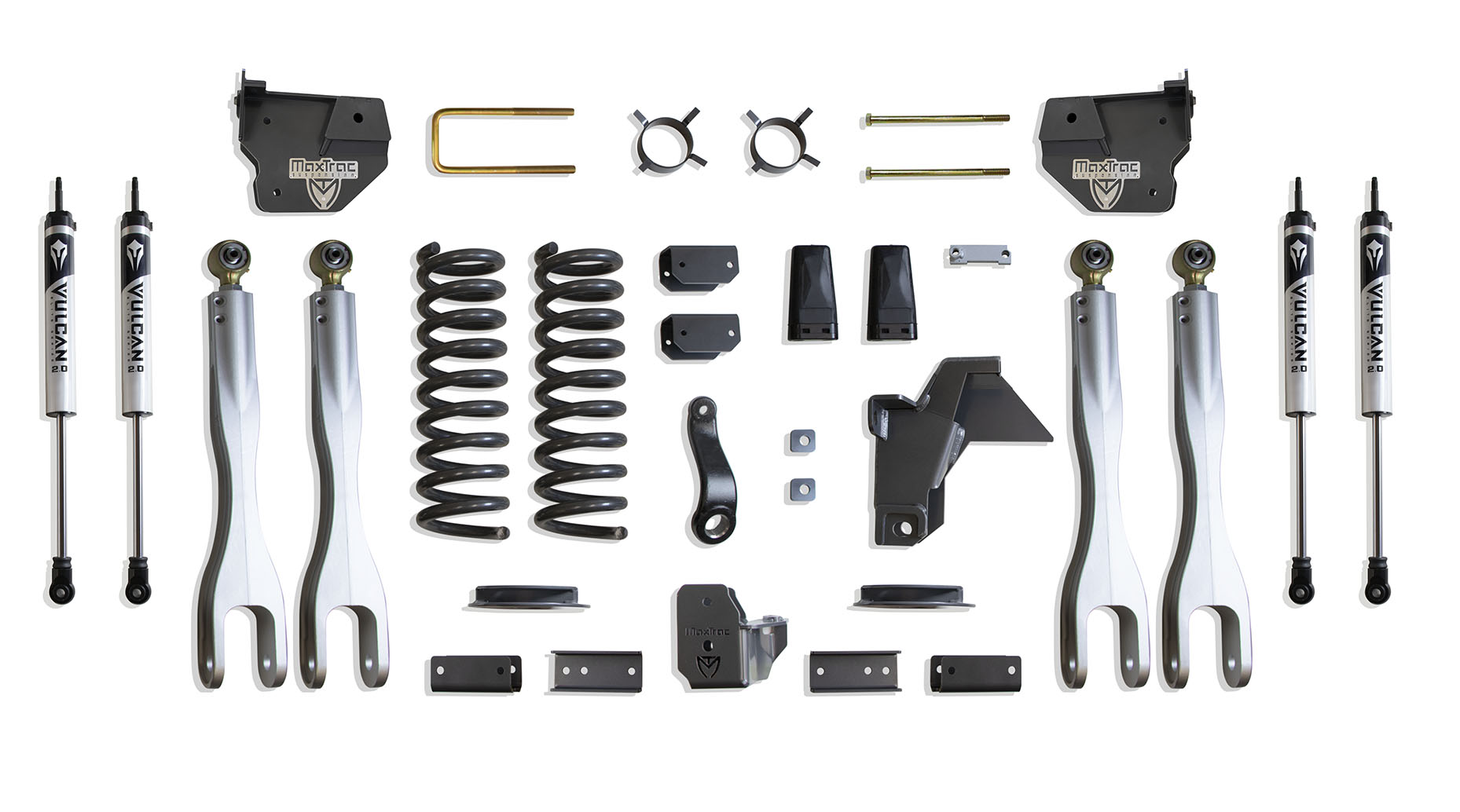 2019-2026 RAM 2500 4WD DIESEL 4" LIFT KIT W/ 4-LINKS (VULCAN SHOCKS) (FACTORY REAR AIR RIDE)