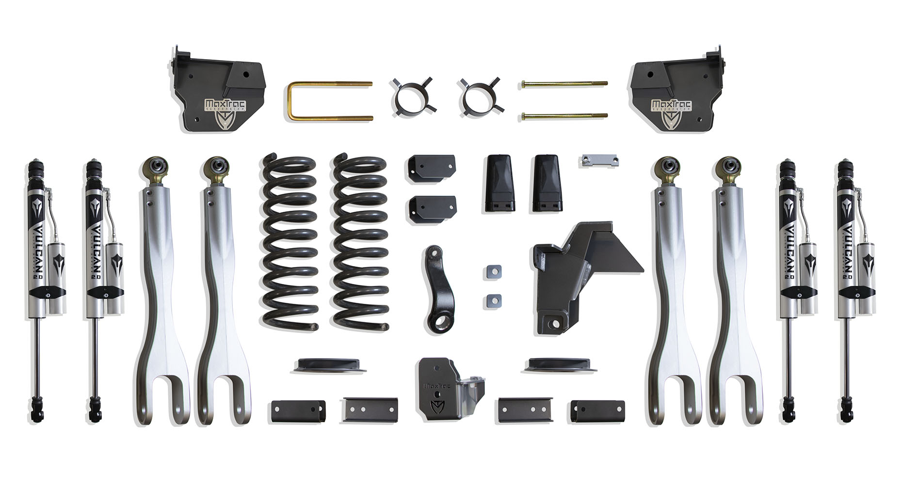 2019-2026 RAM 2500 4WD DIESEL 4" LIFT KIT W/ 4-LINKS (VULCAN RESERVOIR SHOCKS) (FACTORY REAR AIR RIDE)