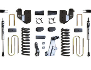 2013-2018 RAM 3500 4WD DIESEL 4" LIFT KIT (VULCAN SHOCKS) (FACTORY REAR AIR RIDE)
