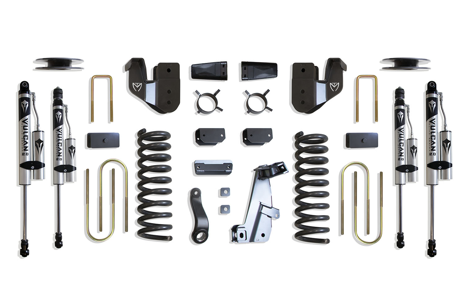 2013-2018 RAM 3500 4WD DIESEL 4" LIFT KIT (VULCAN RESERVOIR SHOCKS) (FACTORY REAR AIR RIDE)